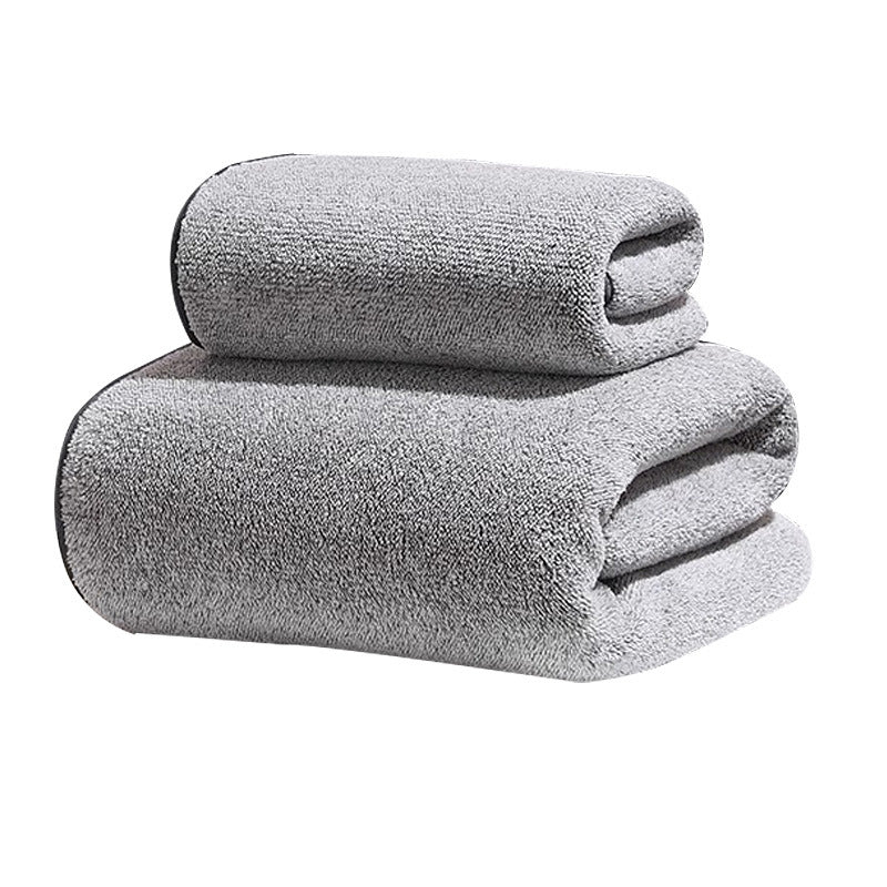 STOCK-Men’s Bamboo Charcoal Bath Towel – Antibacterial &
