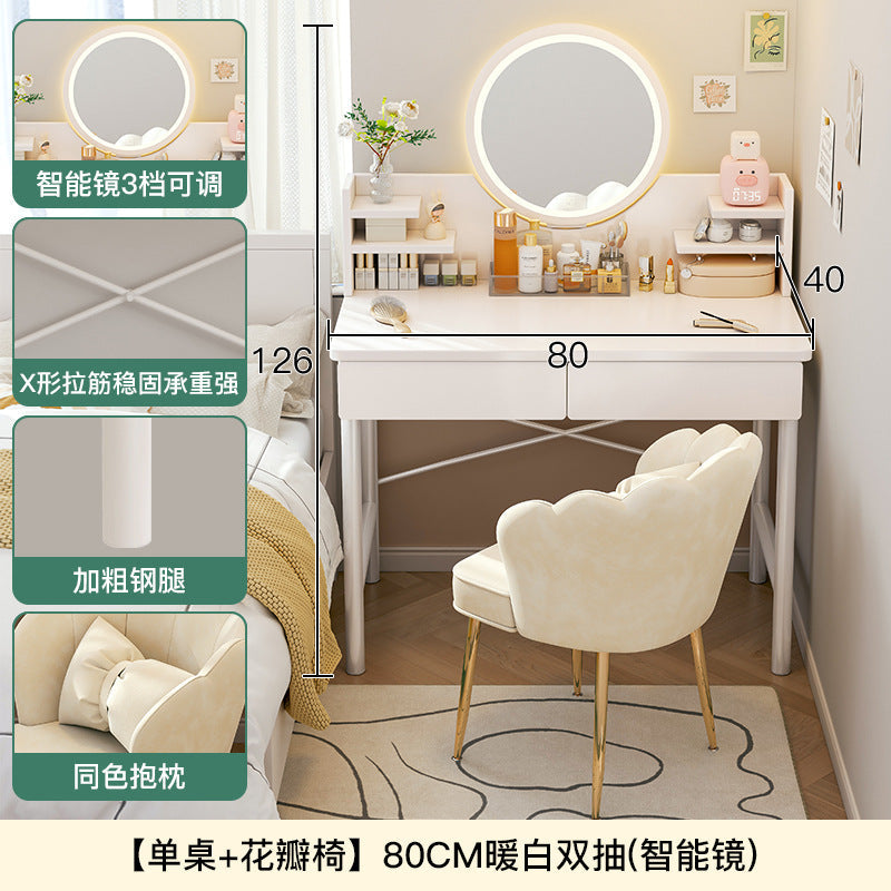 Light Luxury Modern Dressing Table with Mirror