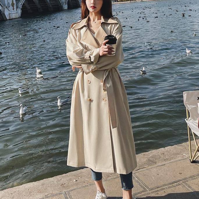 Korean Loose Mid-Length Coat