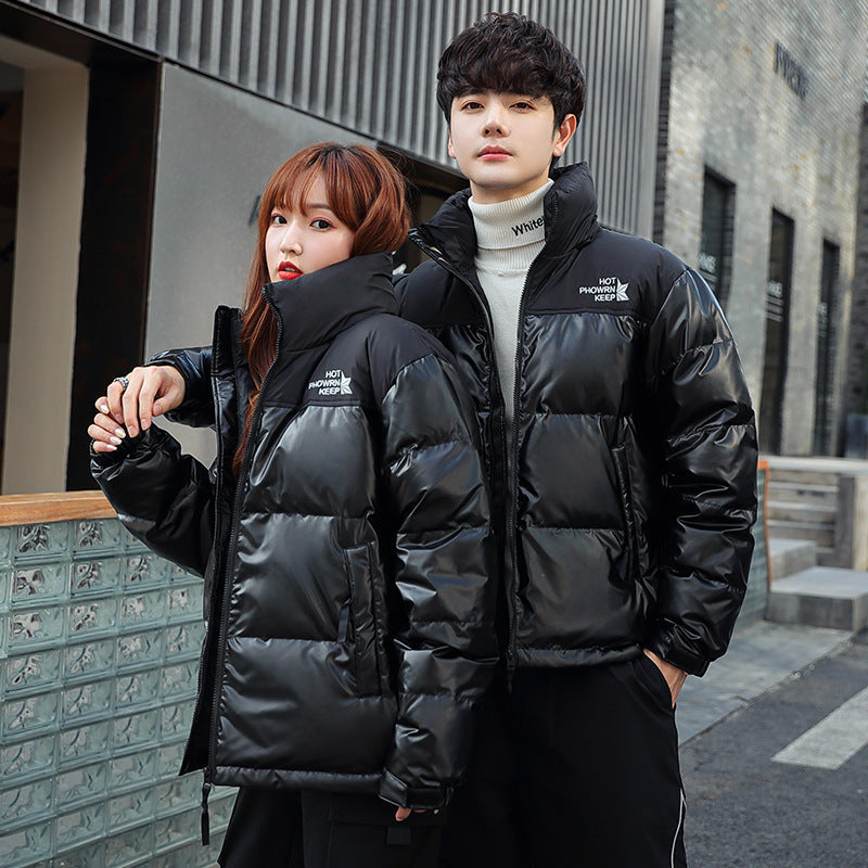 Men’s Short Down Jacket – Lightweight Hooded Korean Couple Style