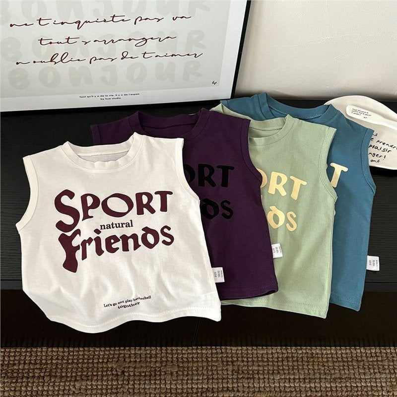 Korean Style Boys’ Sleeveless Vest