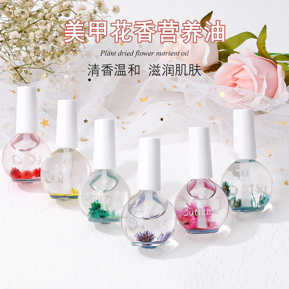 Natural Dried Flower Nail Oil – Finger & Cuticle Care