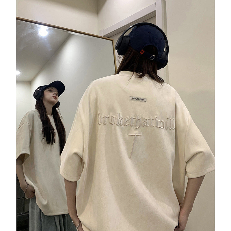 Unisex Vintage American-Style Heavyweight Embroidered