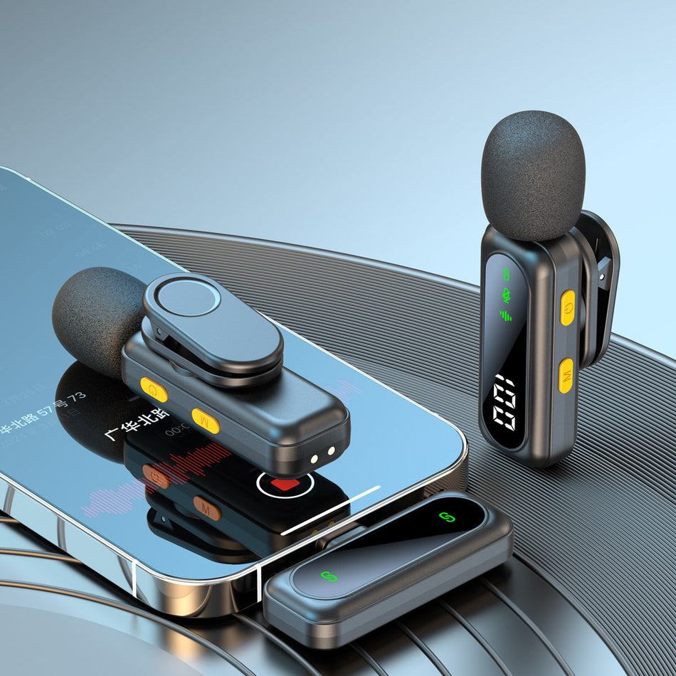 J21 Clip Mic Wireless with Digital Display & Magnetic Mount