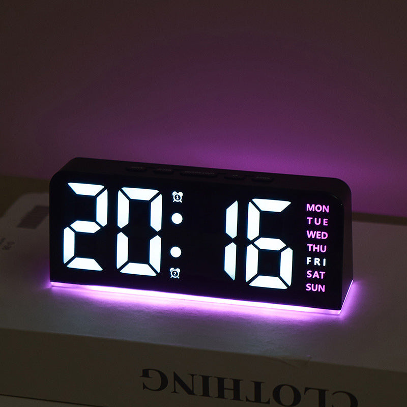GH8033 LED Digital Desk Clock with Date & Multifunction