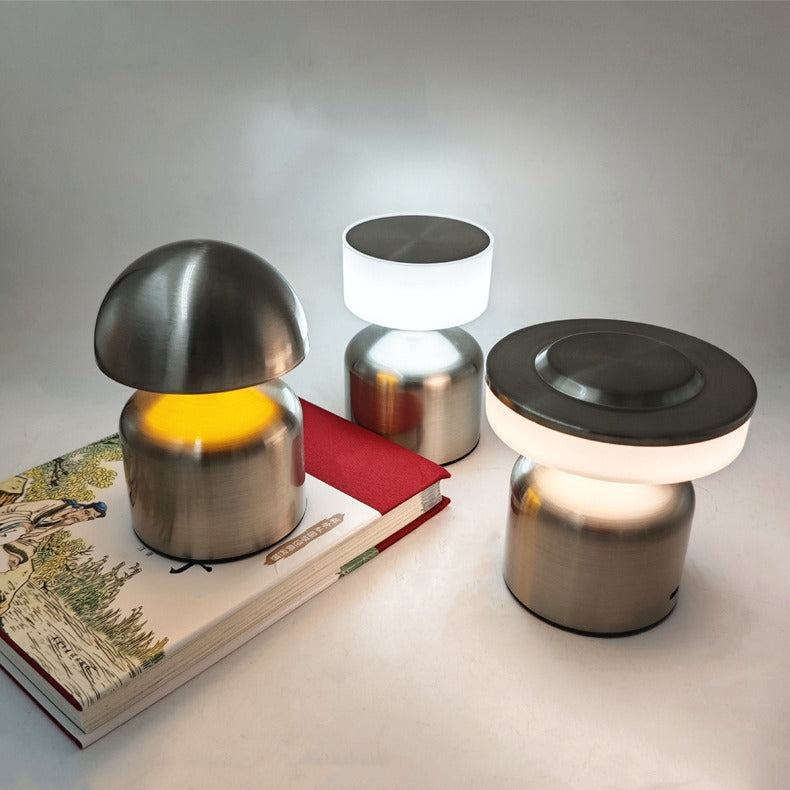 Touch Rechargeable Metal Table Lamp for Bedroom & Bar ✨💡