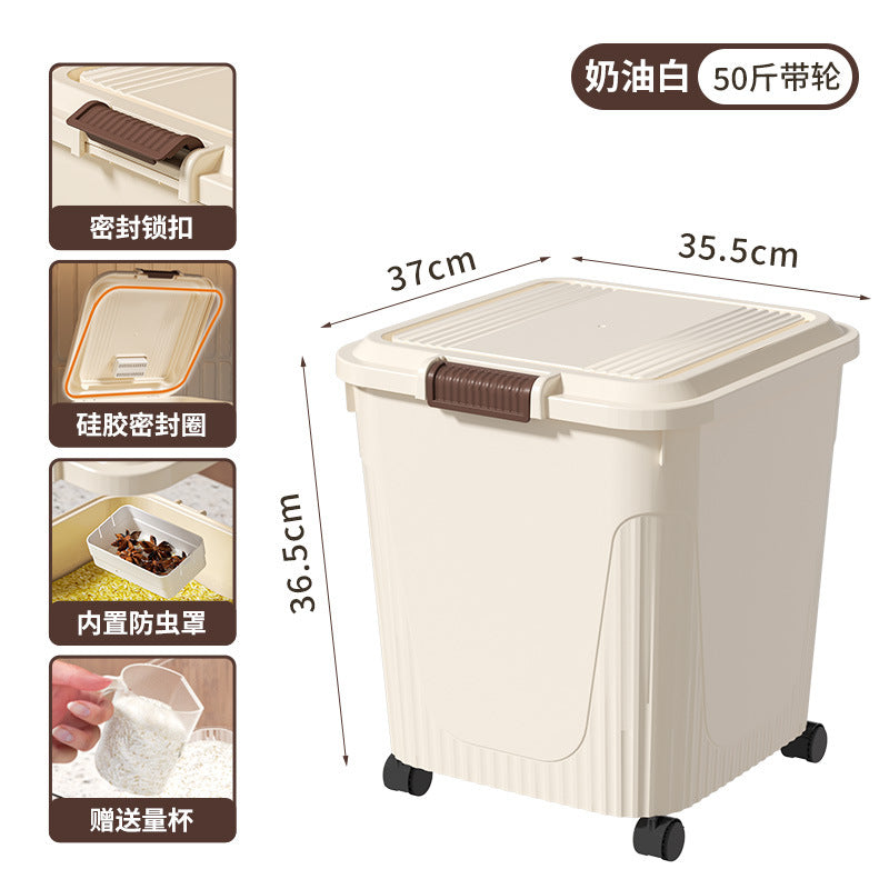 Sealed Multigrain Storage Bucket Rice Container