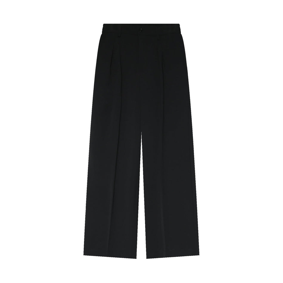 Men’s Wide-Leg Korean Pants – Four-Color Loose Straight Casual