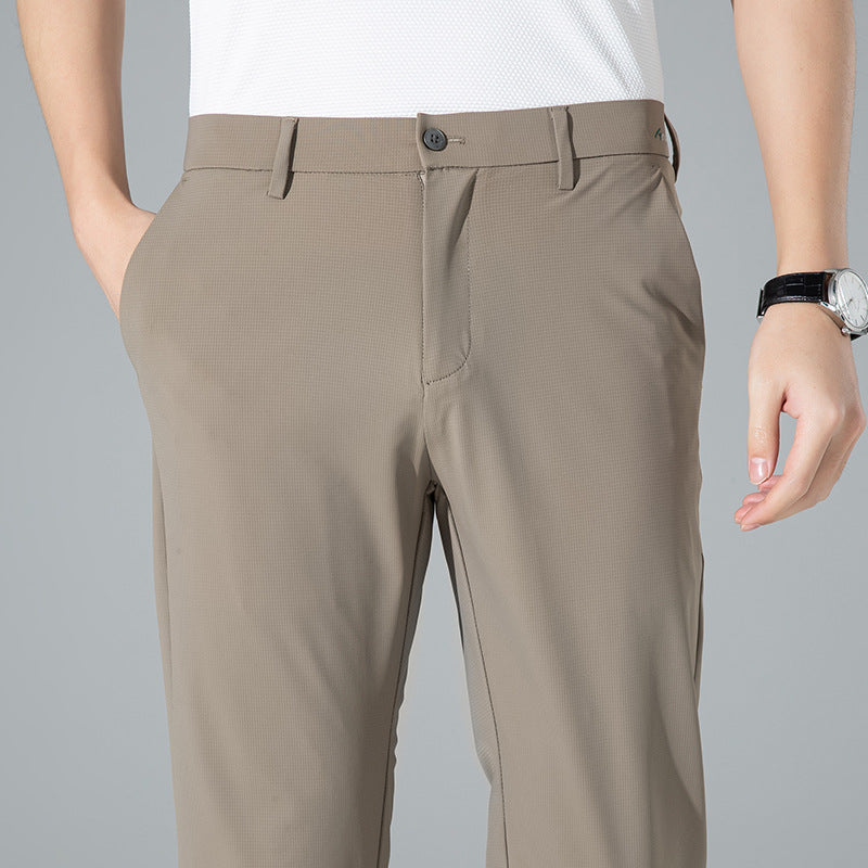INSTOCK - Ice Silk Stretch Pants – Wrinkle-Free Business Fit