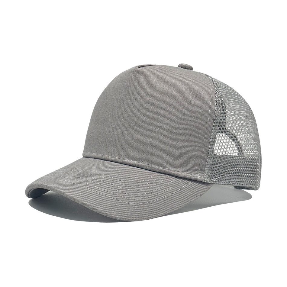 5-Piece Unisex Mesh Trucker Baseball Cap Set with Custom Logo