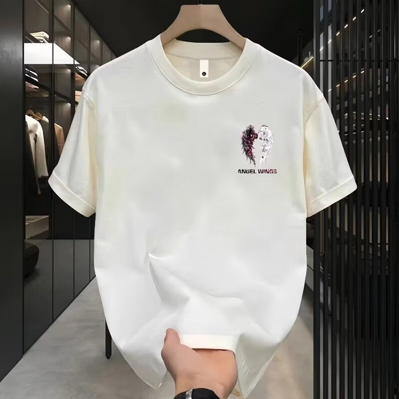 Explosion Print Cotton T-Shirt – Bold & Stylish Men's Tee