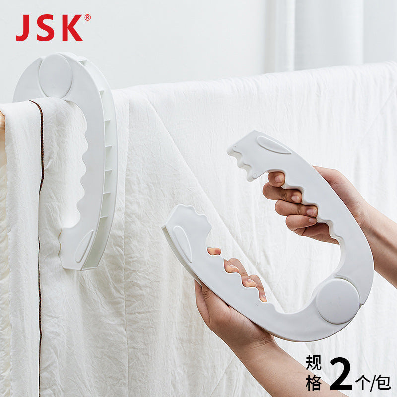 JSK 2PC Plastic Sun Quilt Clips Strong Windproof Cotton