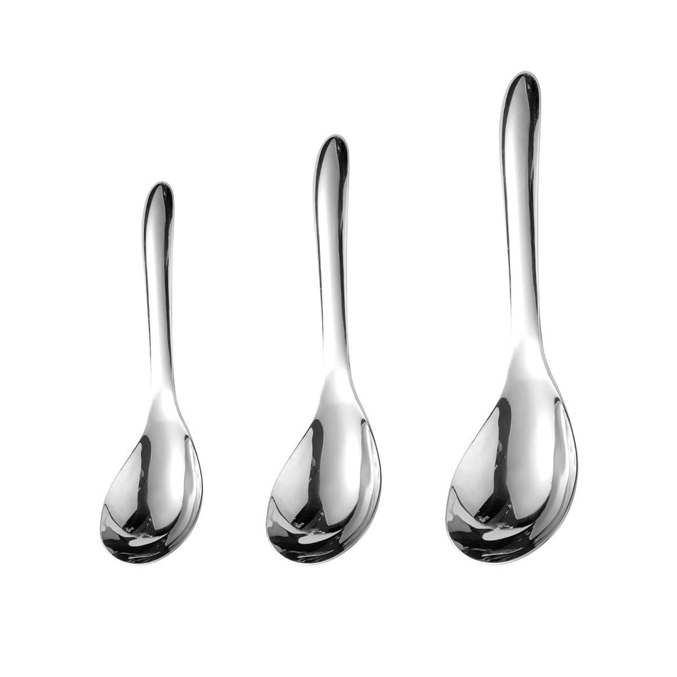 316 Stainless Steel Spoon Household Round Porridge Set