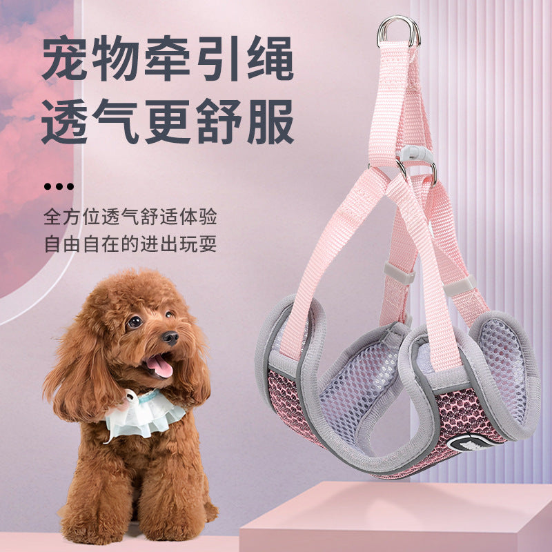 Cat & Dog Vest-Style Chest Strap Anti-Break Leash