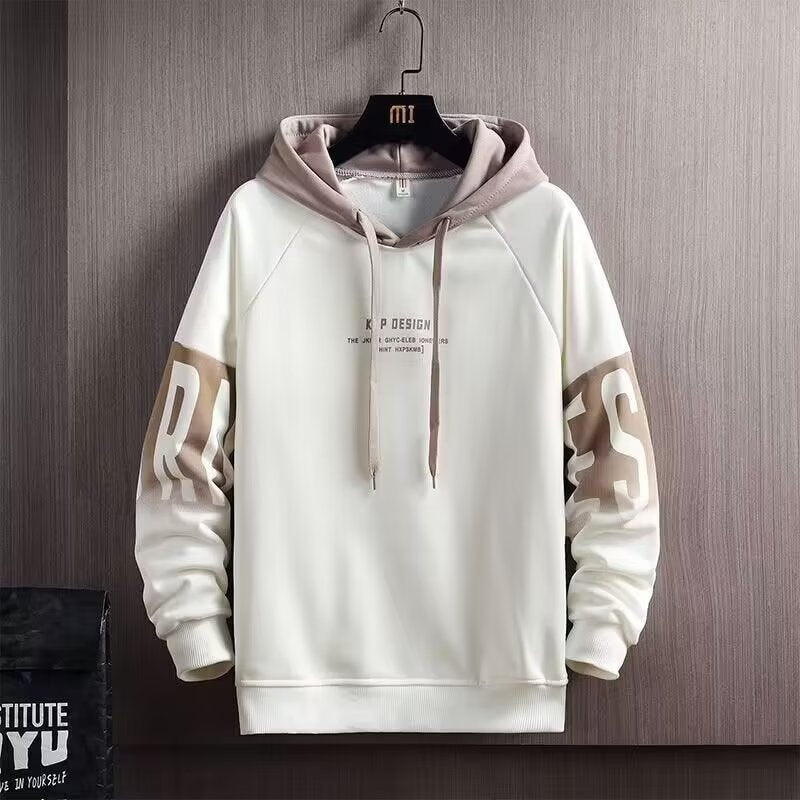 Teen Boys Winter Fleece Hoodie – Korean Fashion Top