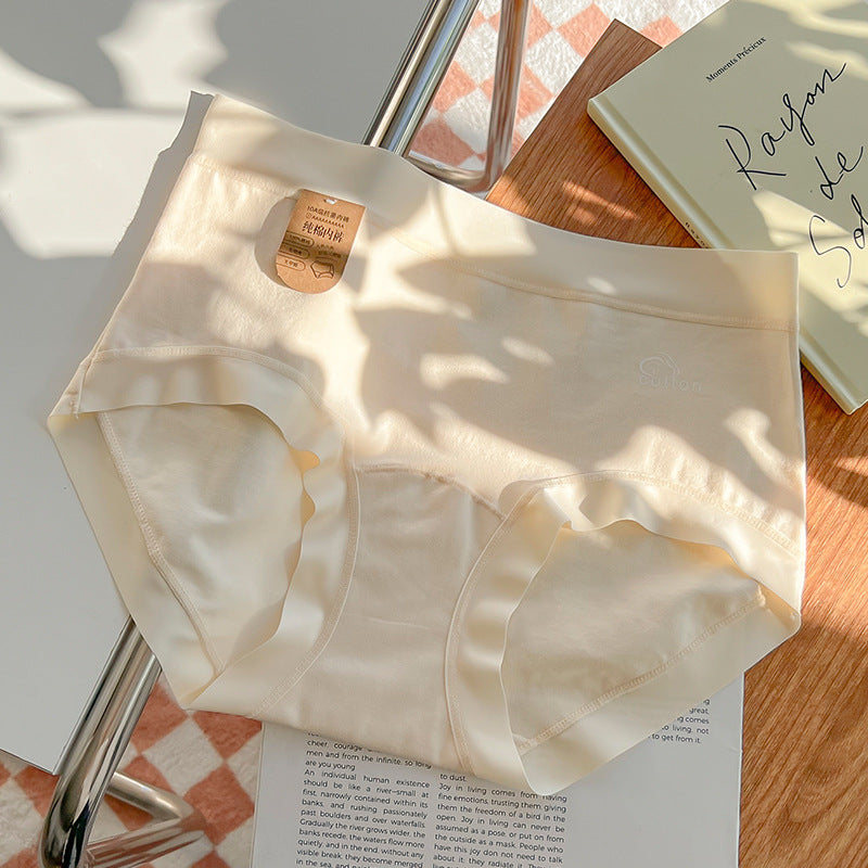 STOCK-(Pack of 4 )Pure Cotton Hip Panties