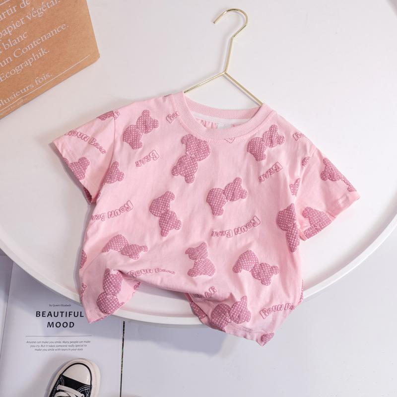 Girls Korean Style Cotton T-Shirt – Cute Summer Top – T-Shirts – Image 7