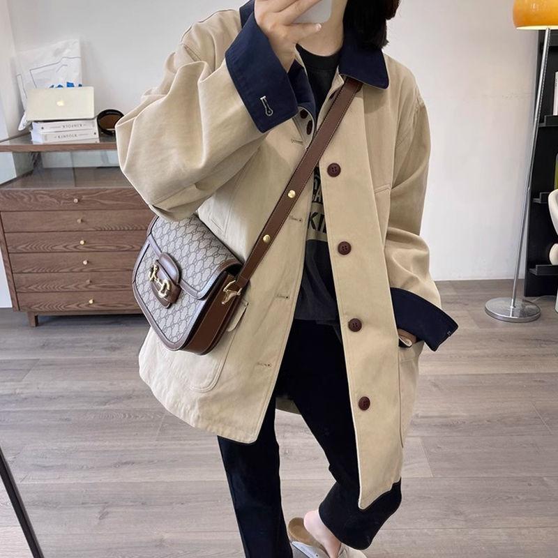 INSTOCK-Women’s Japanese-Style Cotton Trench Coat