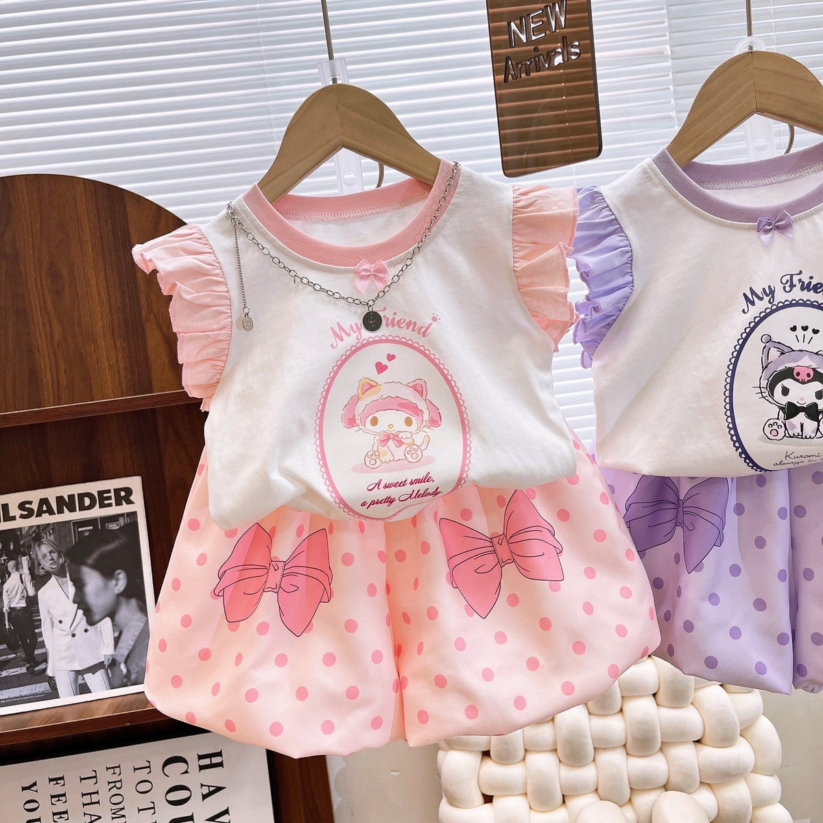 Girls’ Summer Two-Piece Princess Ruffle Set – Summer Kids Fashion Nepal | Tudoholic