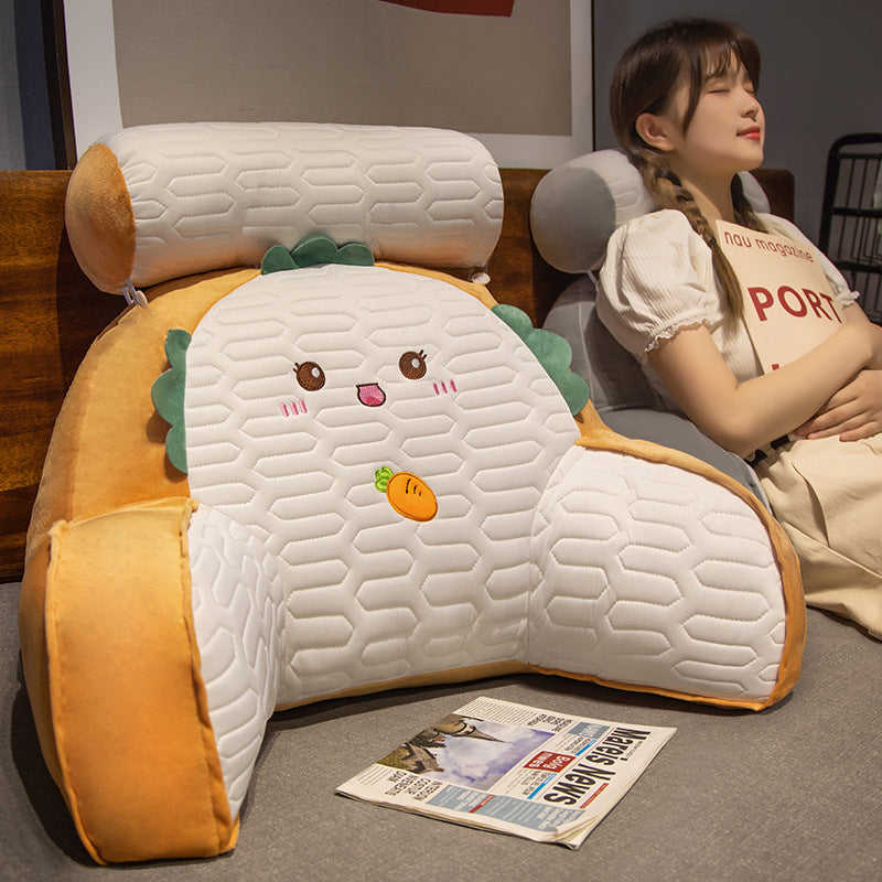 Latex Bedside and Reading Support Pillow