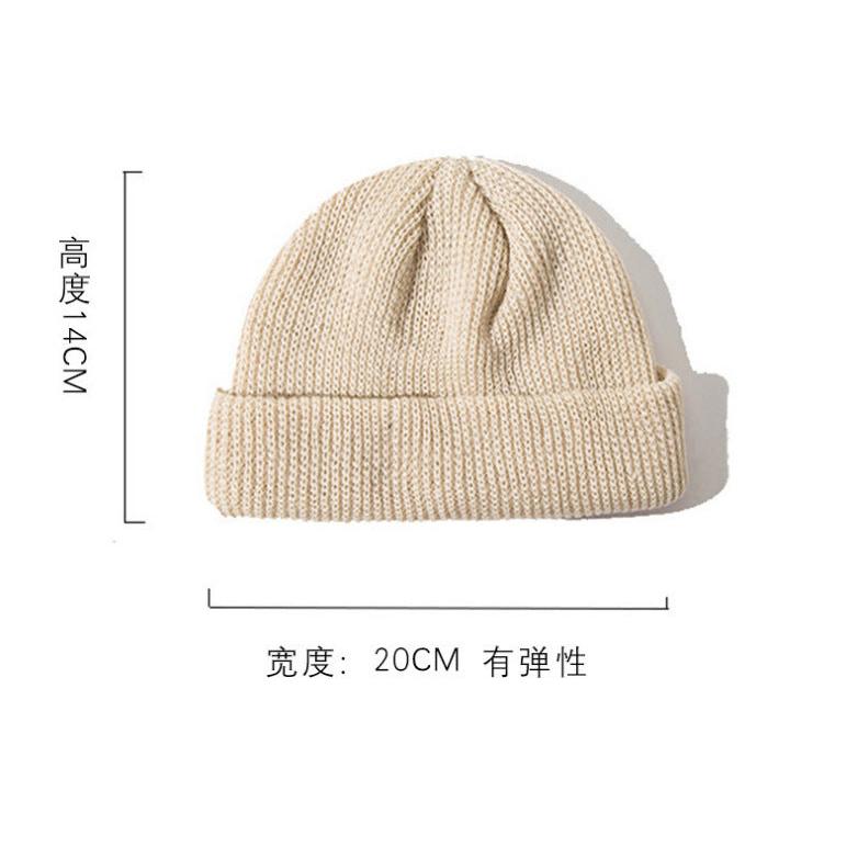 STOCK-Hip-Hop Beanie – Trendy Wool Knitted Winter Hat