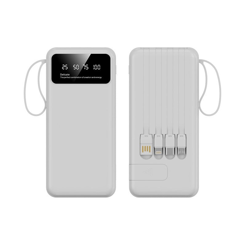 Built-In Cable Power Bank | 20000mAh 2025