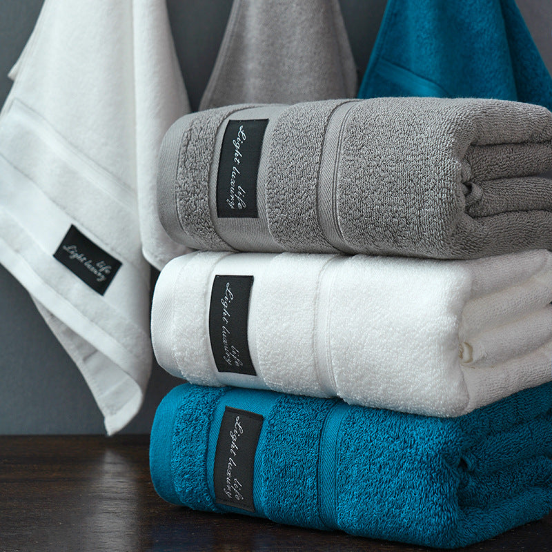 Japanese Style Cotton Bath Towel – Thick & Soft Gift Box