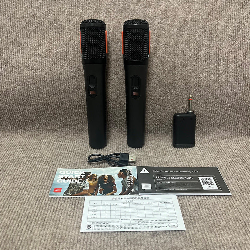 Partybox Dual Channel Wireless Microphone Set
