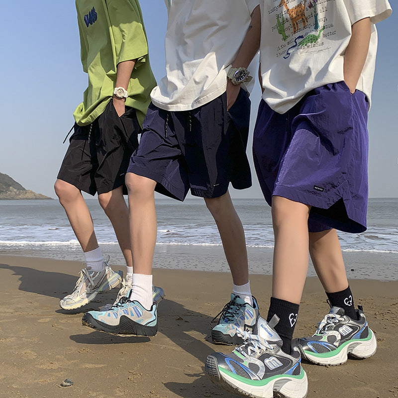 Purple Water Sports Beach Pants  Quick-Dry Summer Shorts