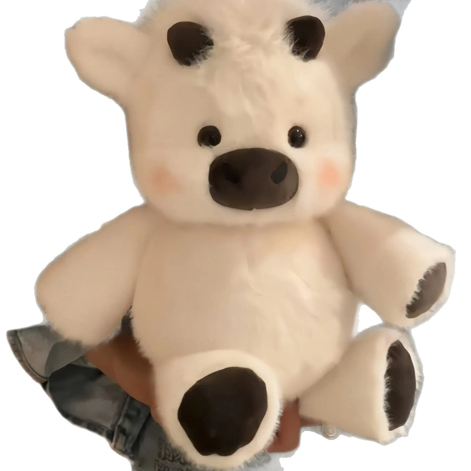 Cute Sudianzi Cow Plush Toy Soft Cuddling Doll for Kids