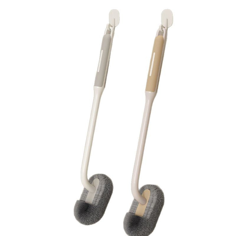 Soft Wool Wall-Mounted Long-Handle Toilet Brush