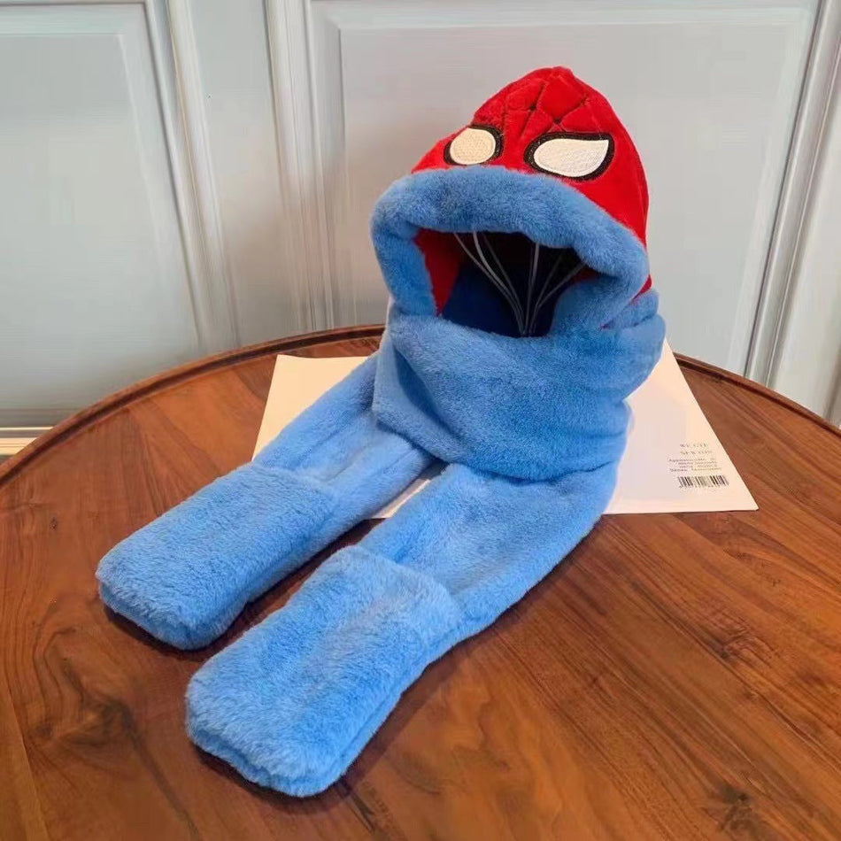 Kids’ Winter 3-Piece Set – Spider-Man Hat, Scarf & Gloves