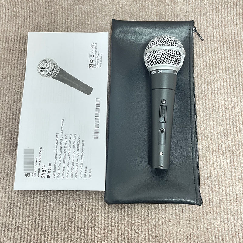 SM58S Wired Dynamic Microphone for Karaoke & Stage
