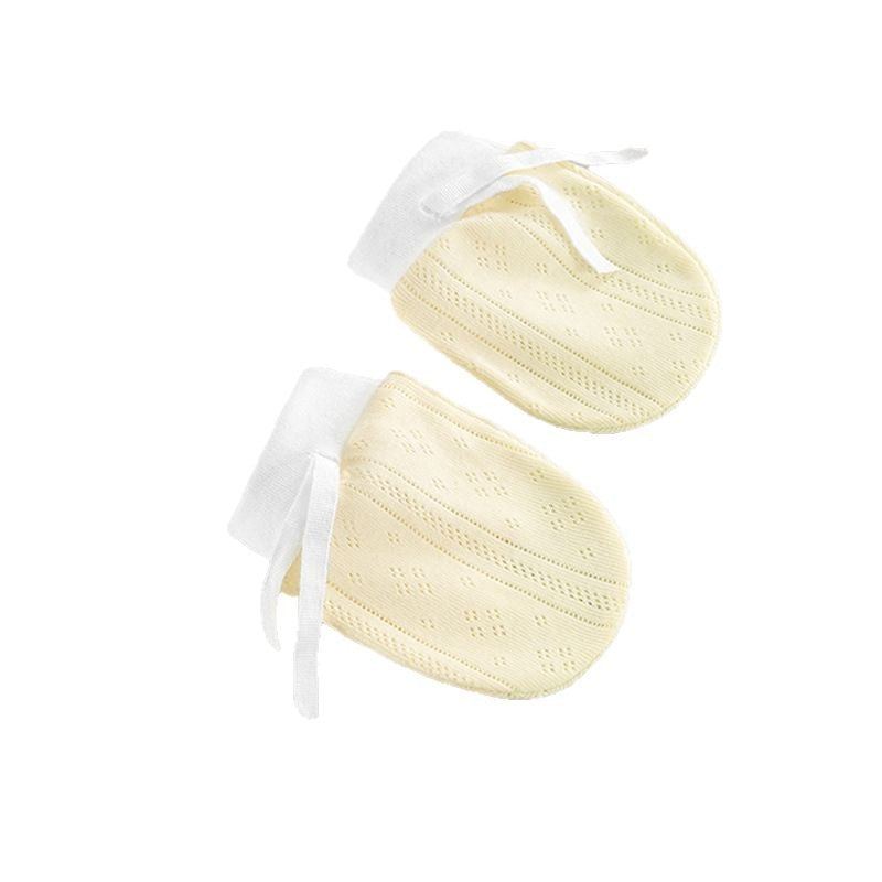 Newborn Baby Anti-Scratch Gloves Soft Thin Summer Mittens