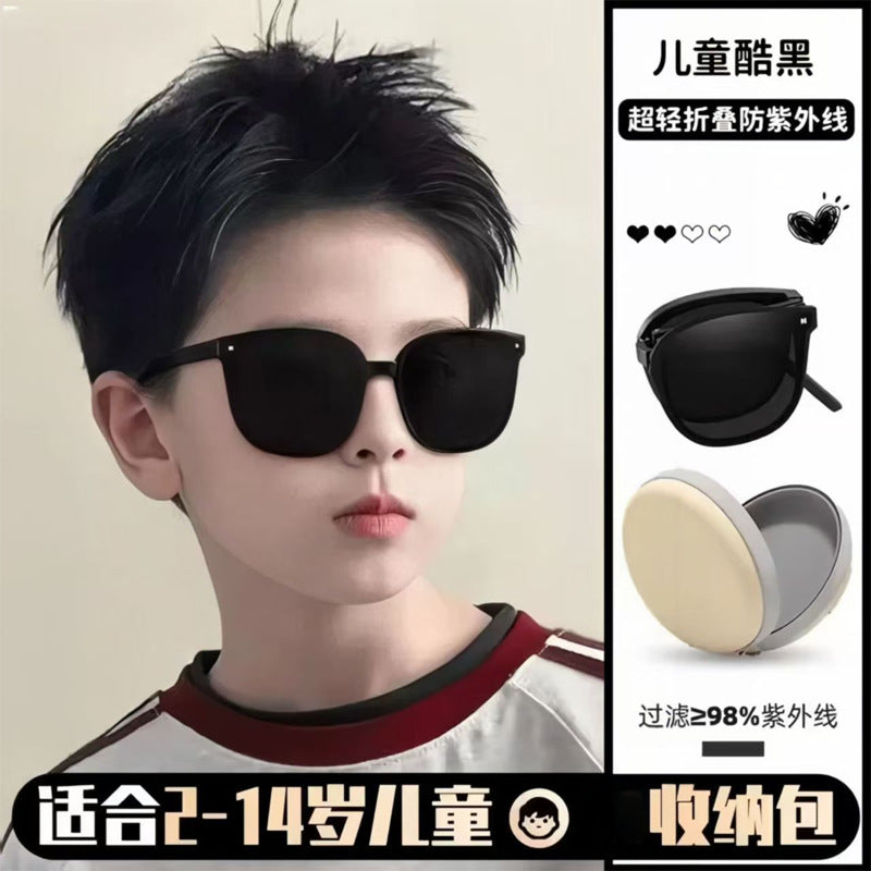 Foldable Kids UV Protection Sunglasses for Summer Travel