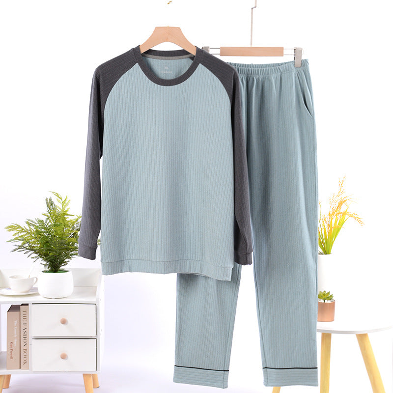 Men’s Velvet Warm Homewear Pajama Suit