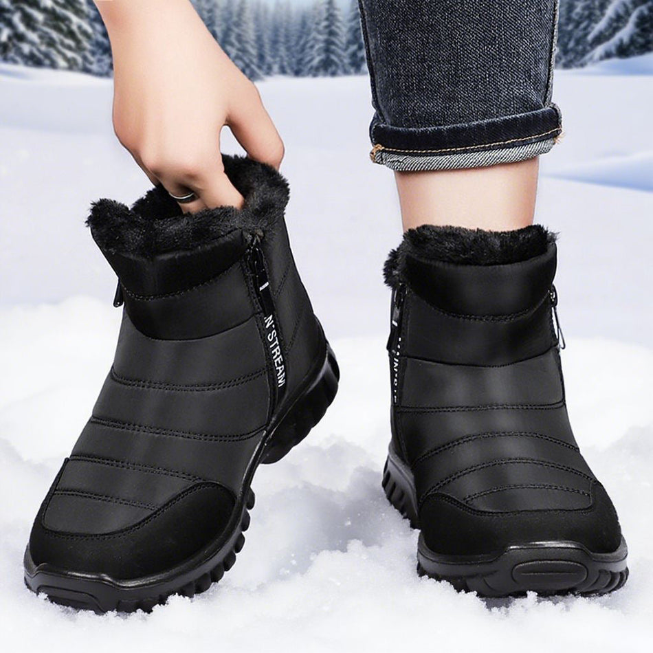 INSTOCK- Men’s Winter Cotton Shoes Plush Thick Slip-On Snow Boots