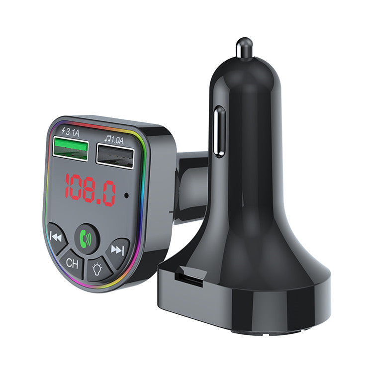 Car MP3 Bluetooth Receiver – Dual USB Charger & FM Transmitter
