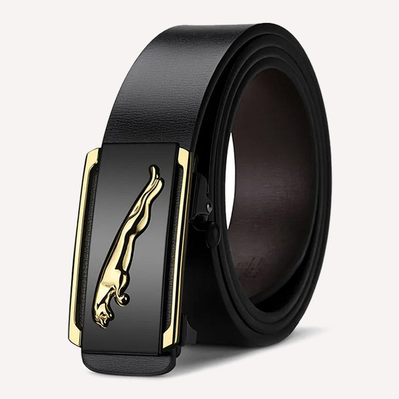 Paul Toothless Leather Belt – Innerwear Auto Buckle