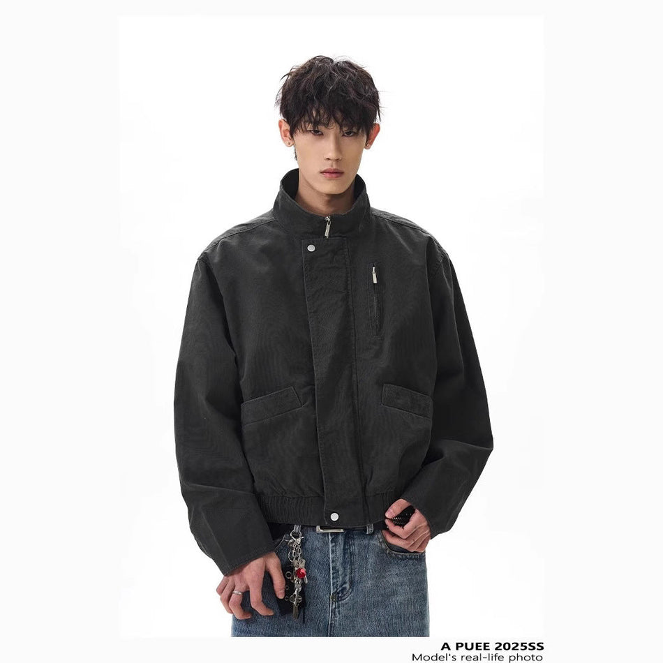 2025 American Retro Bomber Jacket for Men