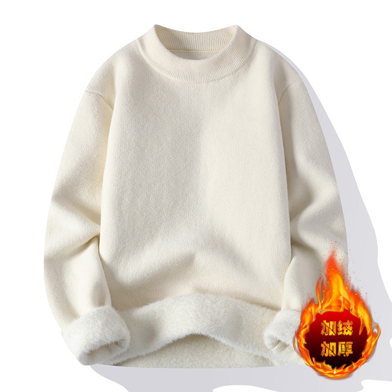 Men’s 2025 Fleece-Lined Thick Warm Sweater