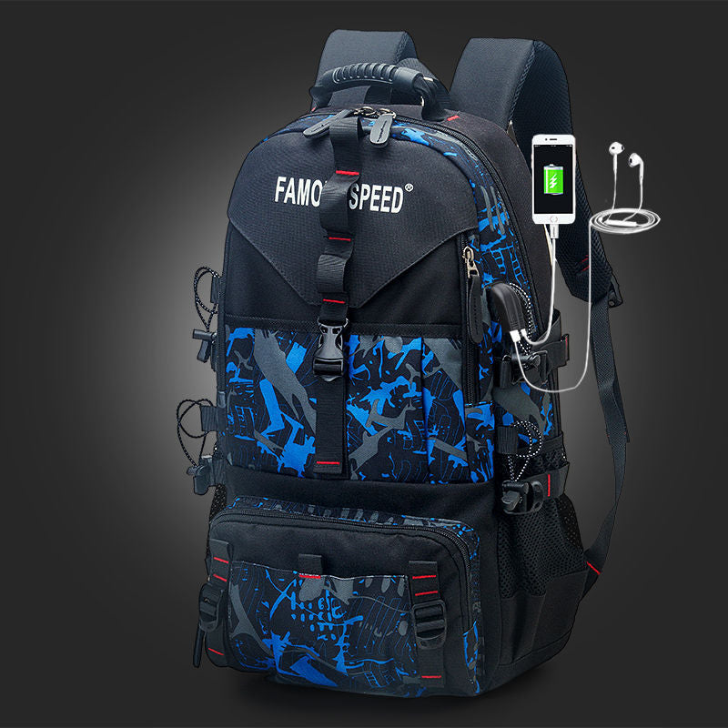 Men’s Large Capacity Backpack – Travel & Daily Use