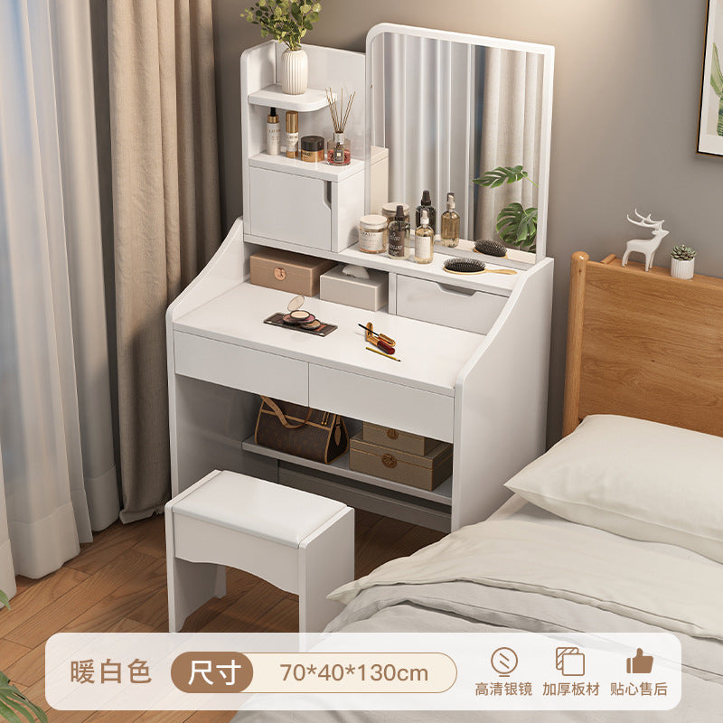 Modern Mini Dressing Table with Storage Cabinet
