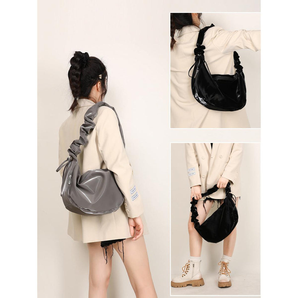 Soft Leather Cloud Dumpling Crossbody Shoulder Bag Women Pro