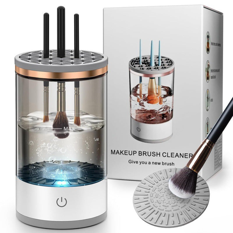 Electric Makeup Brush Cleaner – Automatic Scrubber Quick-Dry
