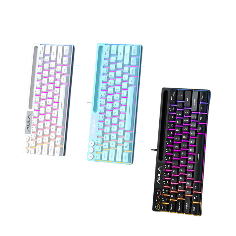 AULA F3061 RGB Mechanical Mini Keyboard – 61 Keys