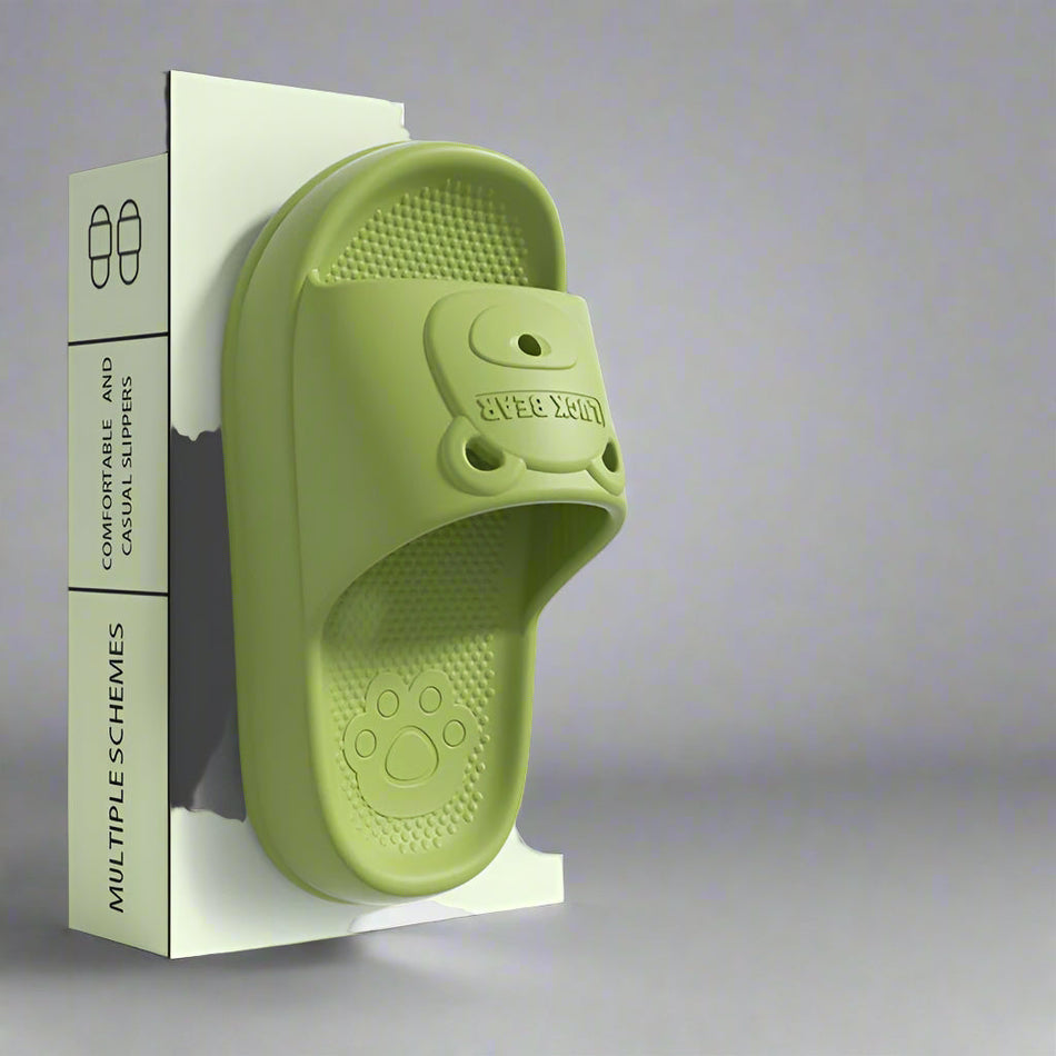 Kids’ Thick-Soled Bathroom Slippers Non-Slip Summer