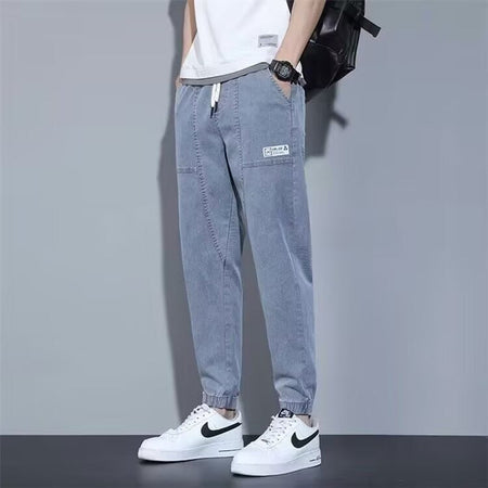 Black【G66】Xk men's jeans - casual denim trousers with comfortable fit for everyday wear