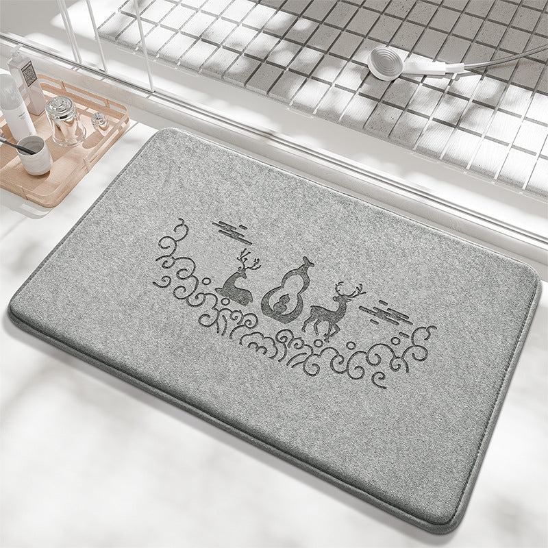 Professional Non-Slip Bathroom Absorbent Floor Mat