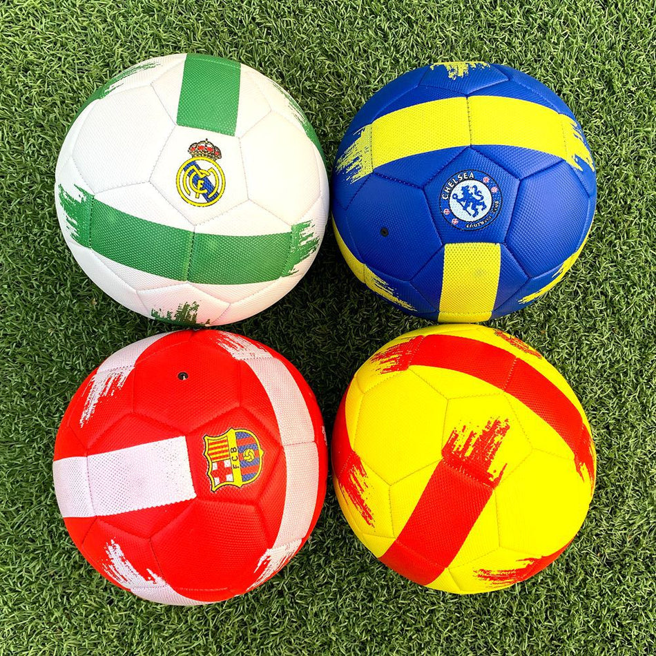 Machine Stitched PVC Football Size 5 for School Training